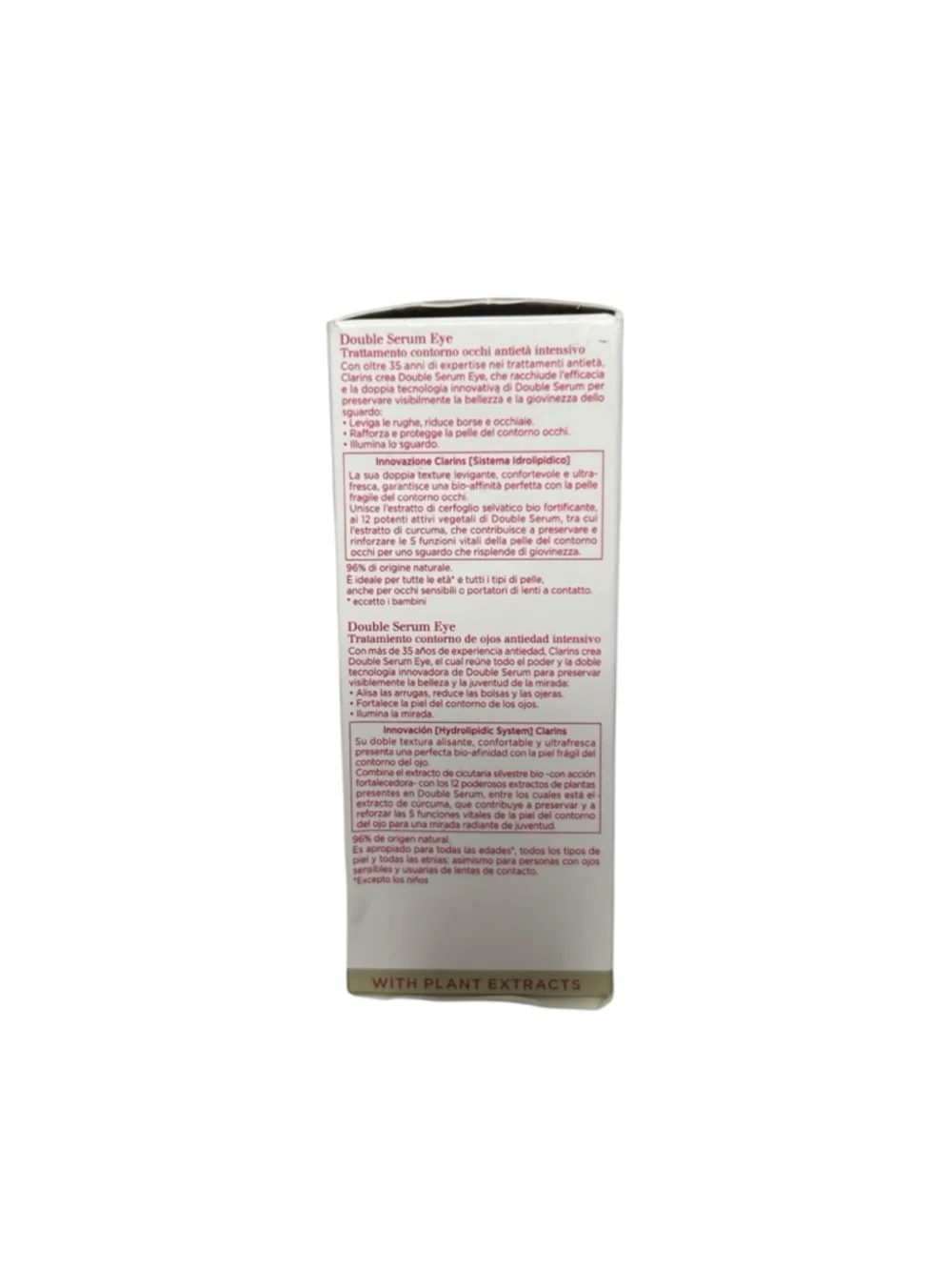 Clarins double serum